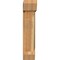 Ekena Millwork Traditional Slat Rough Sawn Bracket w/ Offset Brace, Western Red Cedar, 8"W x 26"D x 38"H BKT0806X26X38TRA06RWR - alternate 2